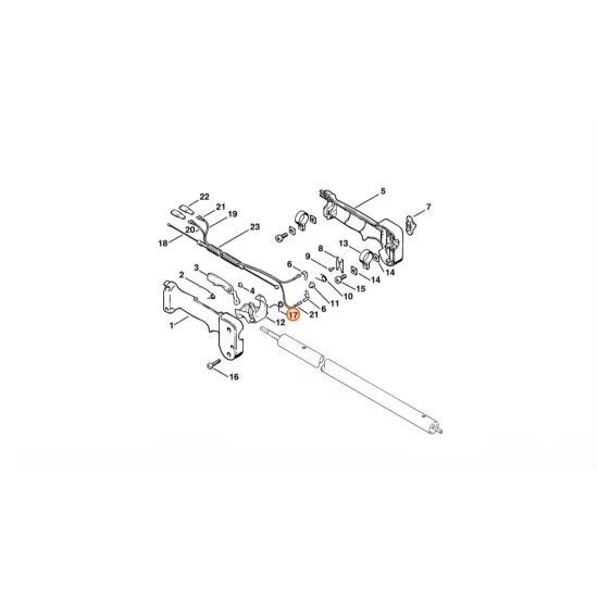 STIHL  Sprężyna ramieniowa 4126 182 4507